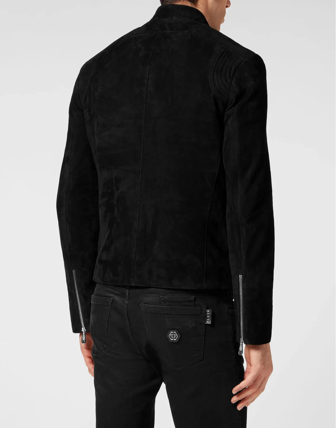 Suede Moto Jacket, цвет: Черный