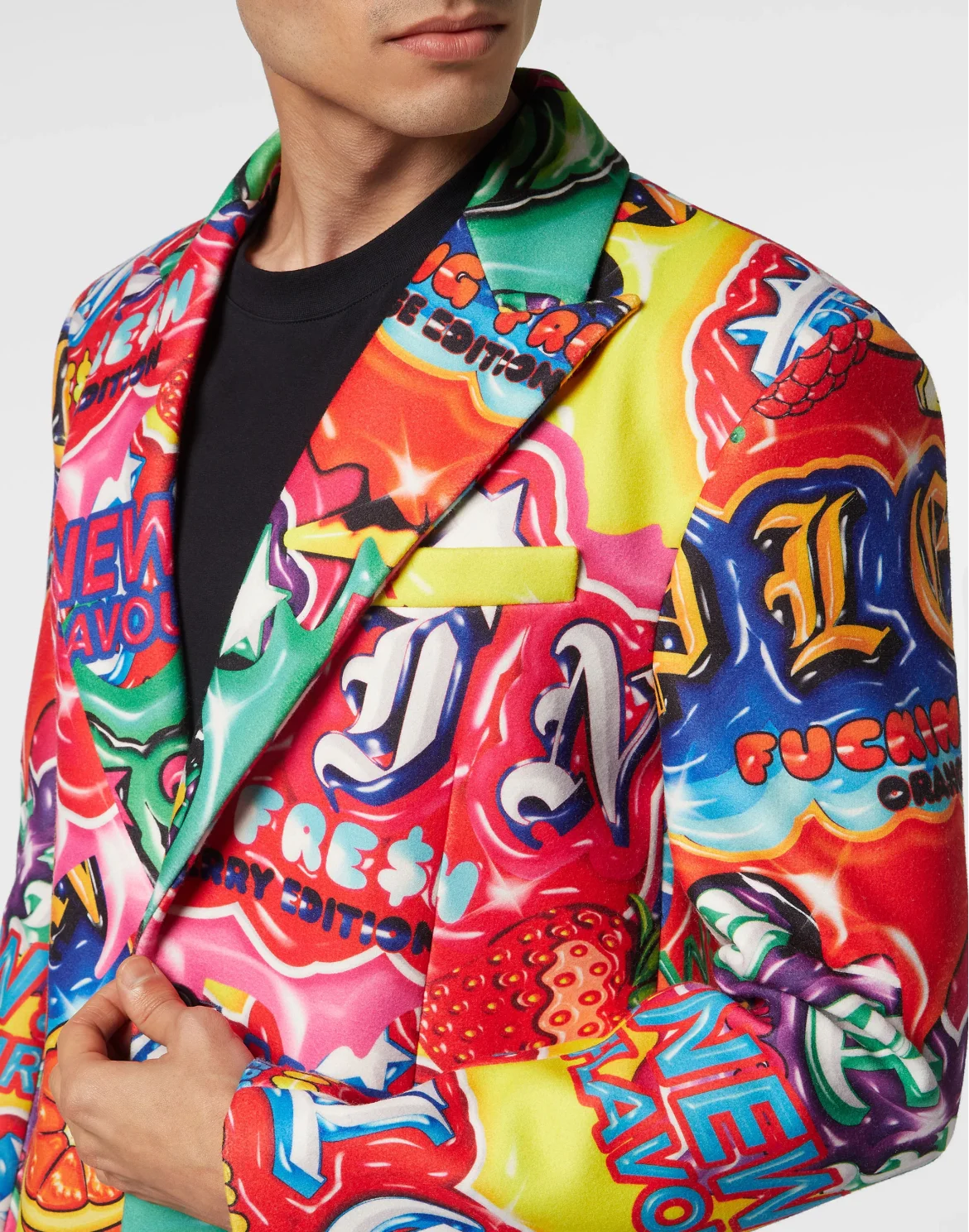 Wool Long Coat Tutti Frutti, цвет: Мультиколор
