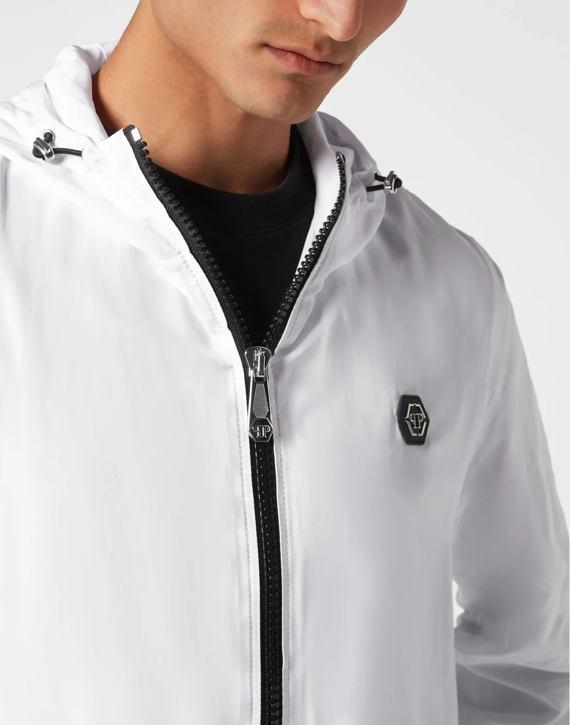 Nylon Windbreaker, цвет: Белый