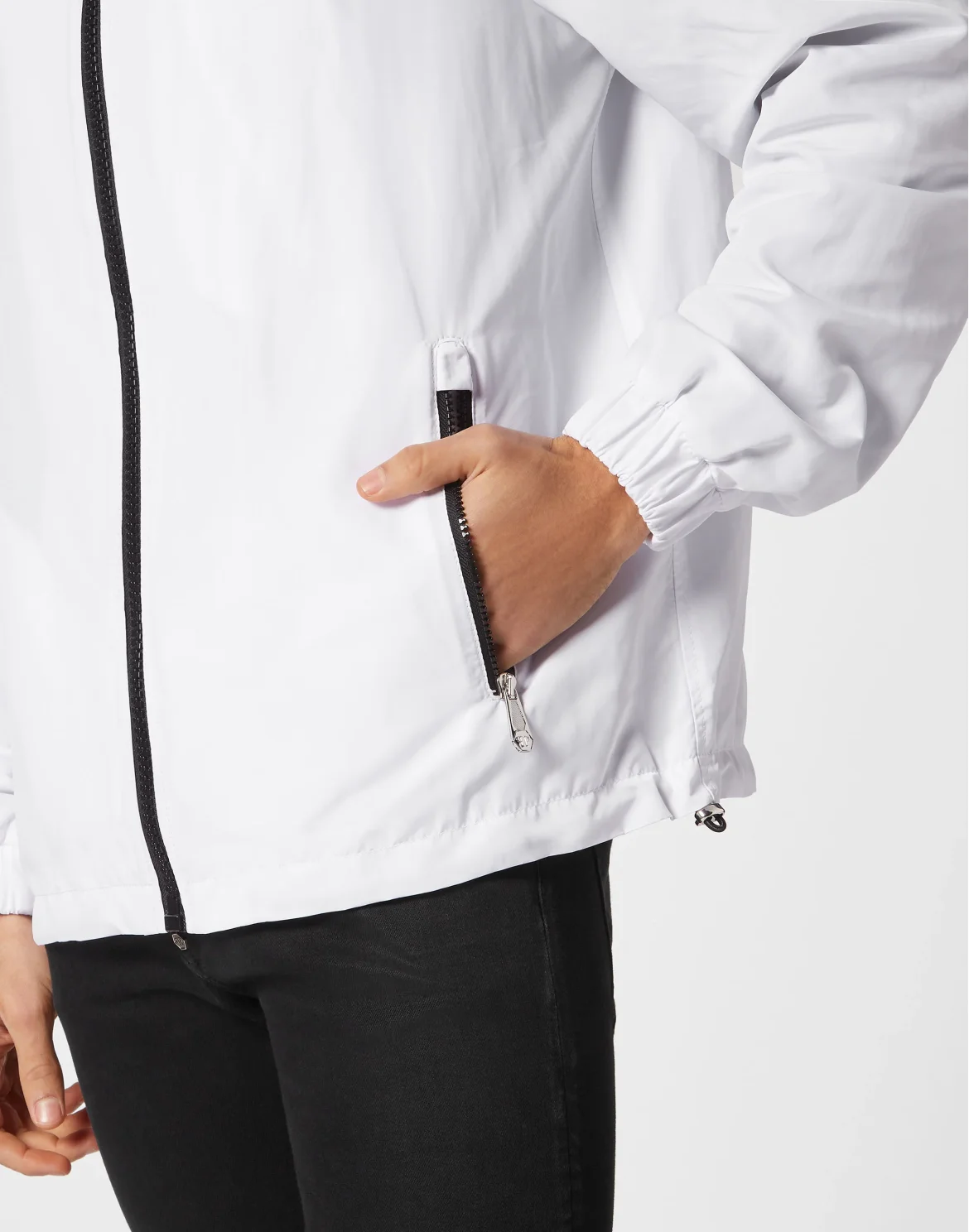 Nylon Windbreaker, цвет: Белый
