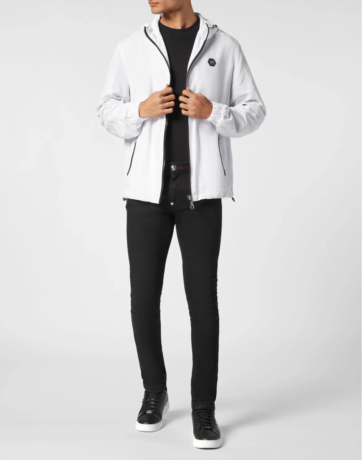 Nylon Windbreaker, цвет: Белый