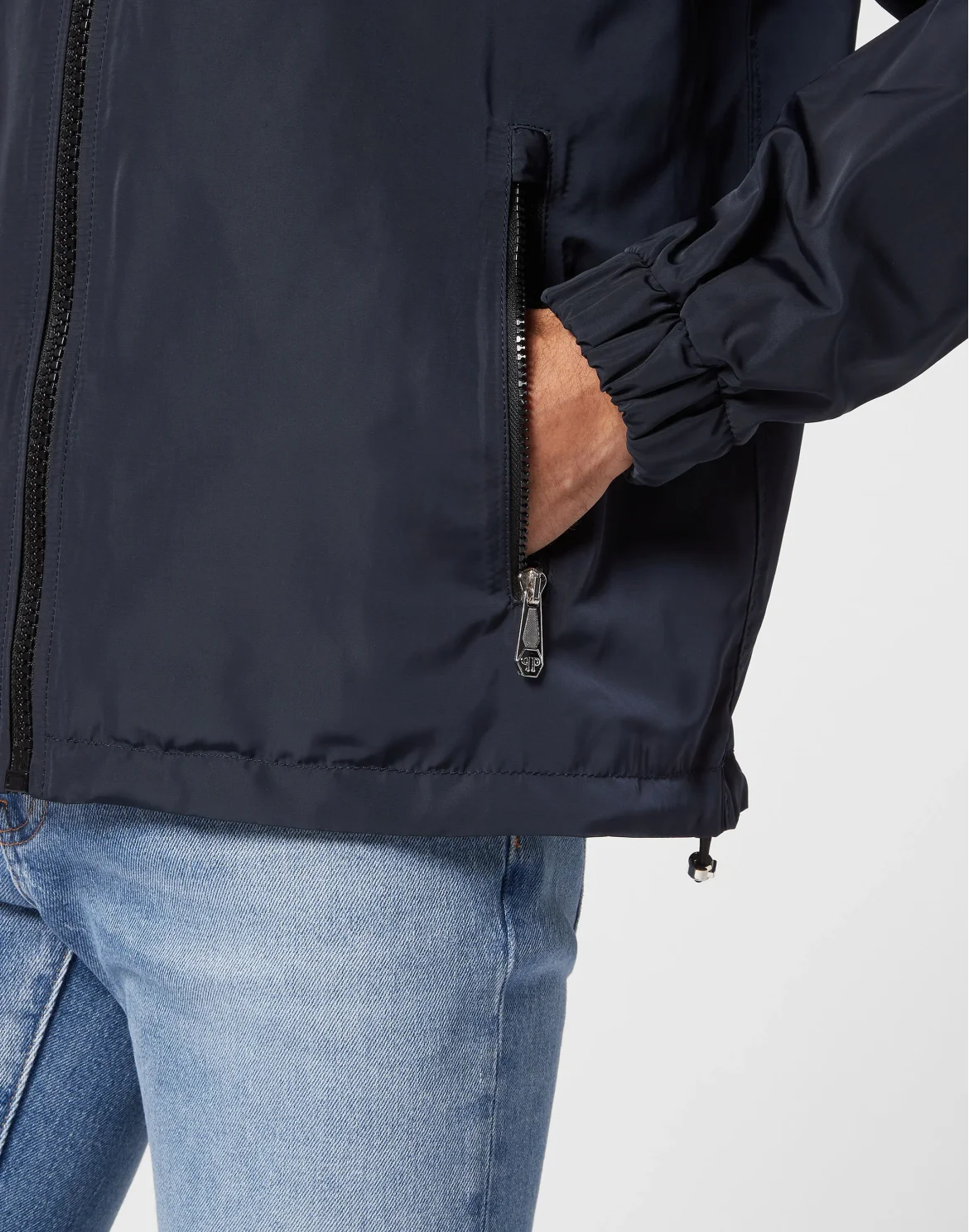 Nylon Windbreaker, цвет: Синий