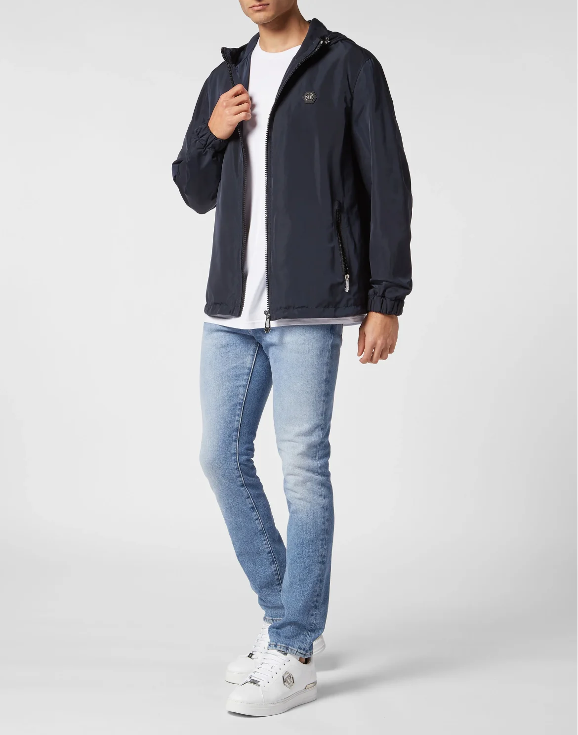 Nylon Windbreaker, цвет: Синий