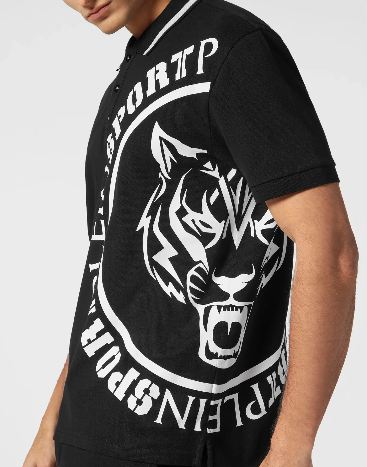 Polo Shirt Carbon Tiger, цвет: Черный