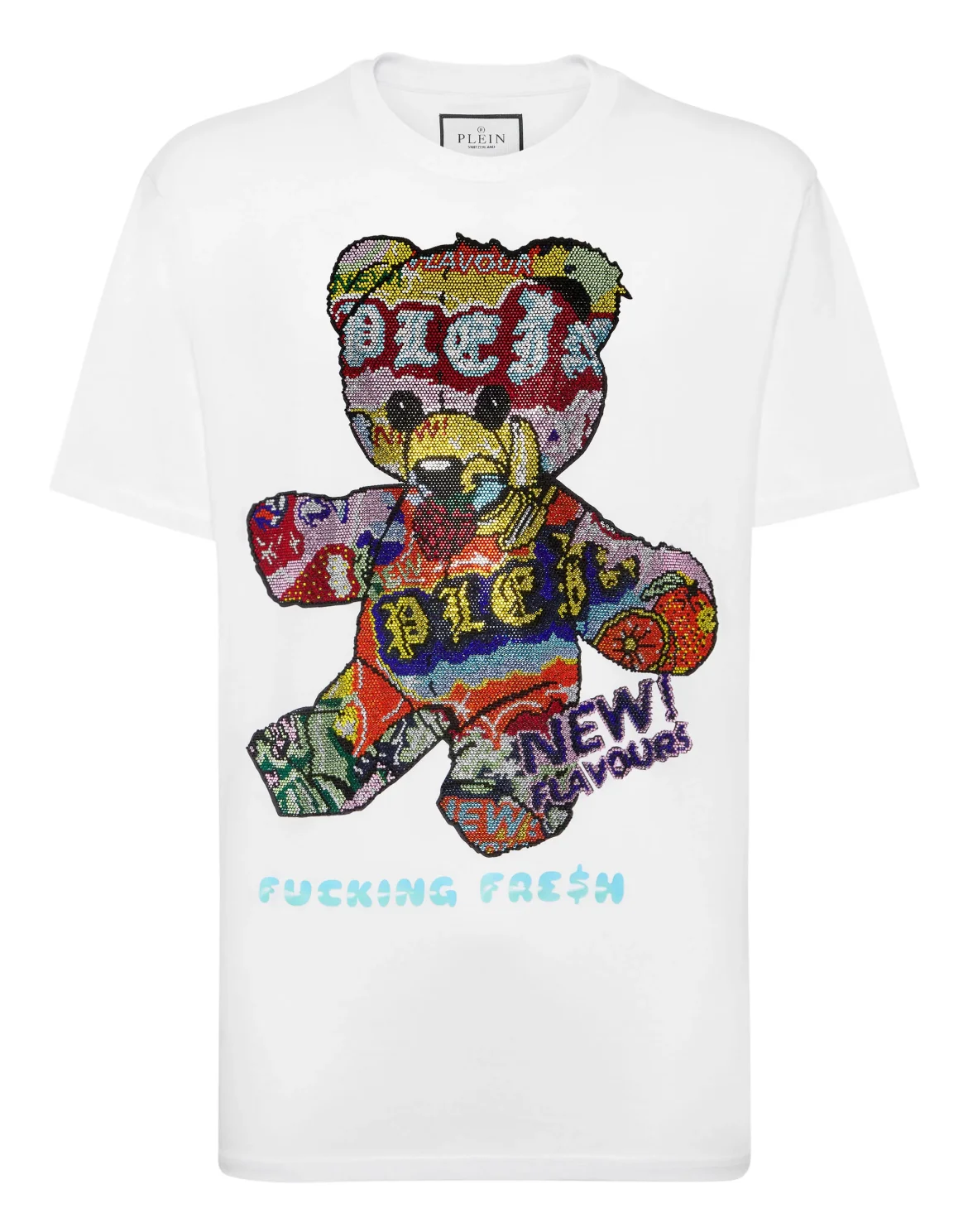 T-shirt Roundneck SS with crystals Tutti Frutti, цвет: Белый