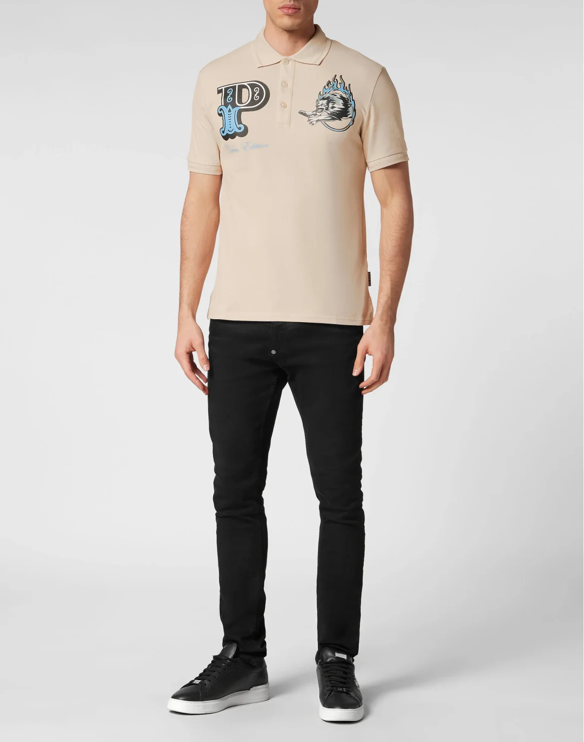 Piquet Polo Lion Circus, цвет: Бежевый