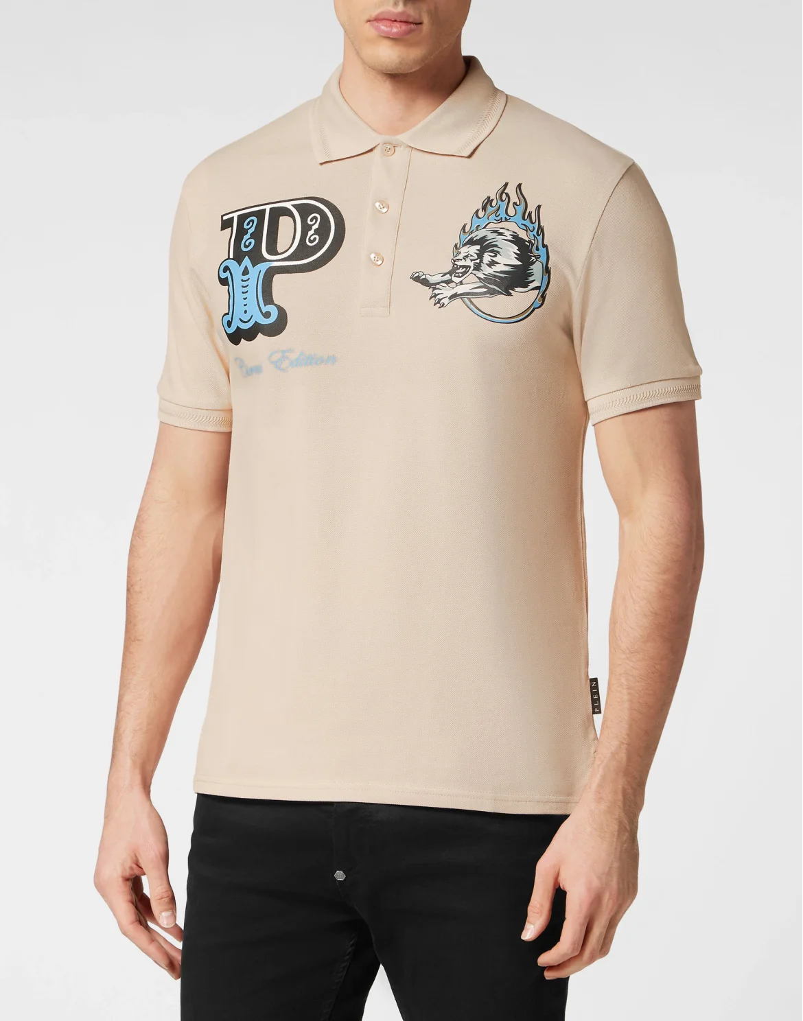 Piquet Polo Lion Circus, цвет: Бежевый