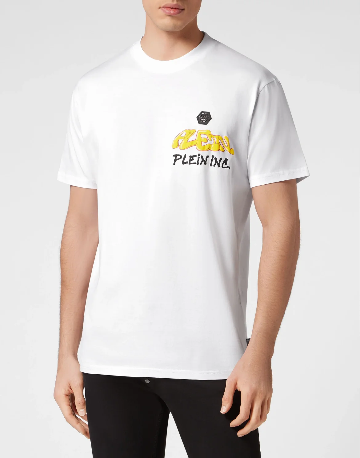 T-shirt Round Neck SS Bombing Graffiti, цвет: Белый