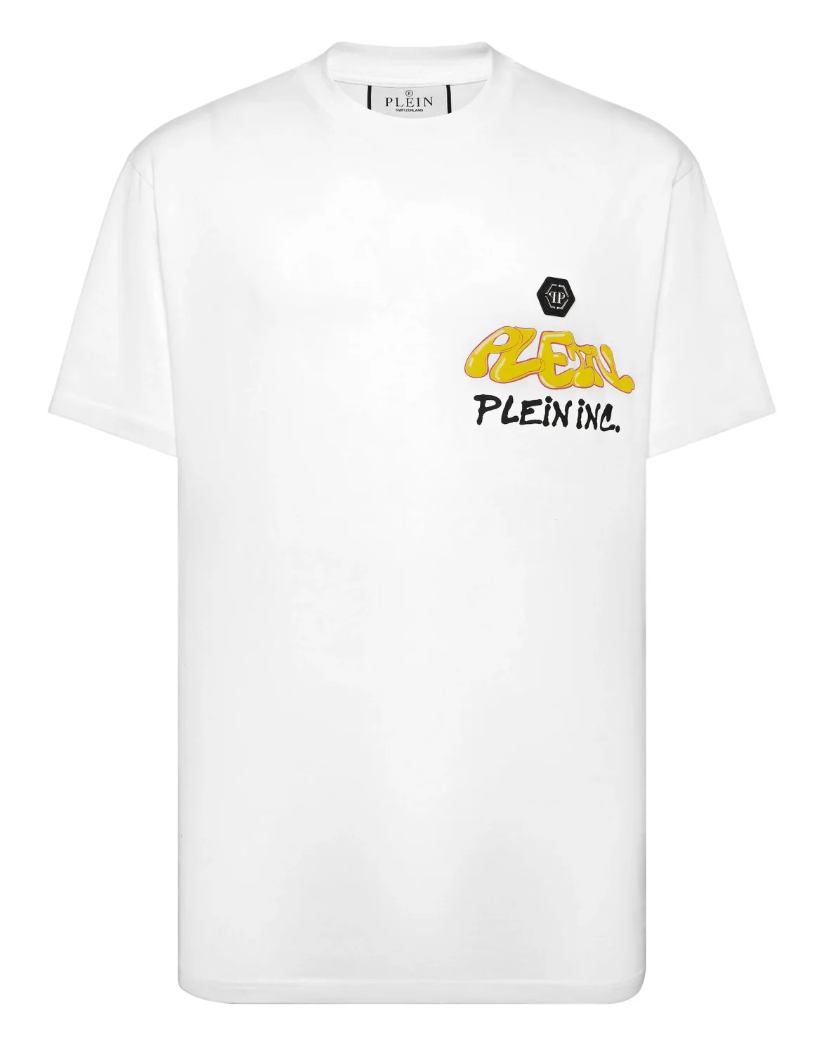 T-shirt Round Neck SS Bombing Graffiti, цвет: Белый