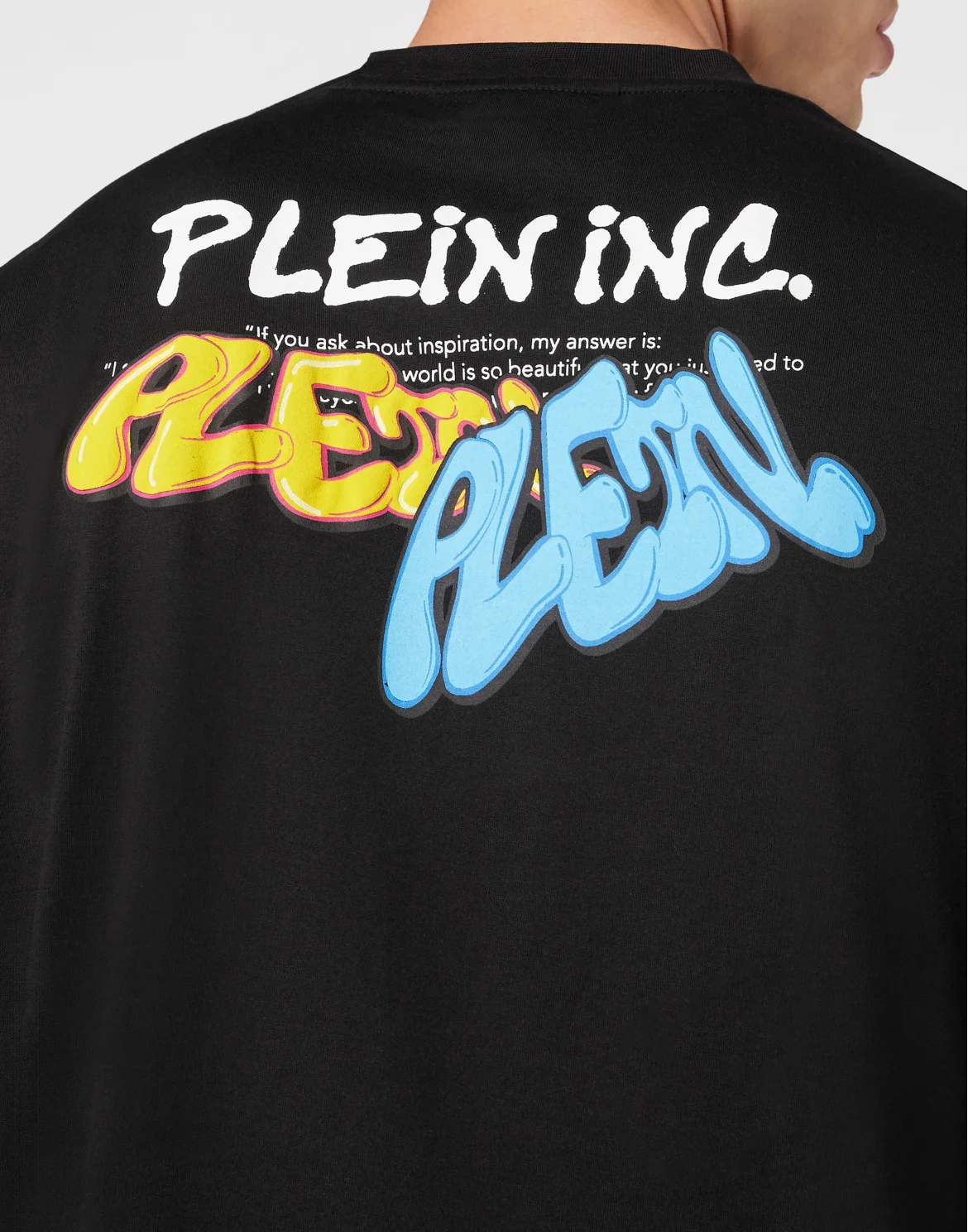 T-shirt Round Neck SS Bombing Graffiti, цвет: Черный