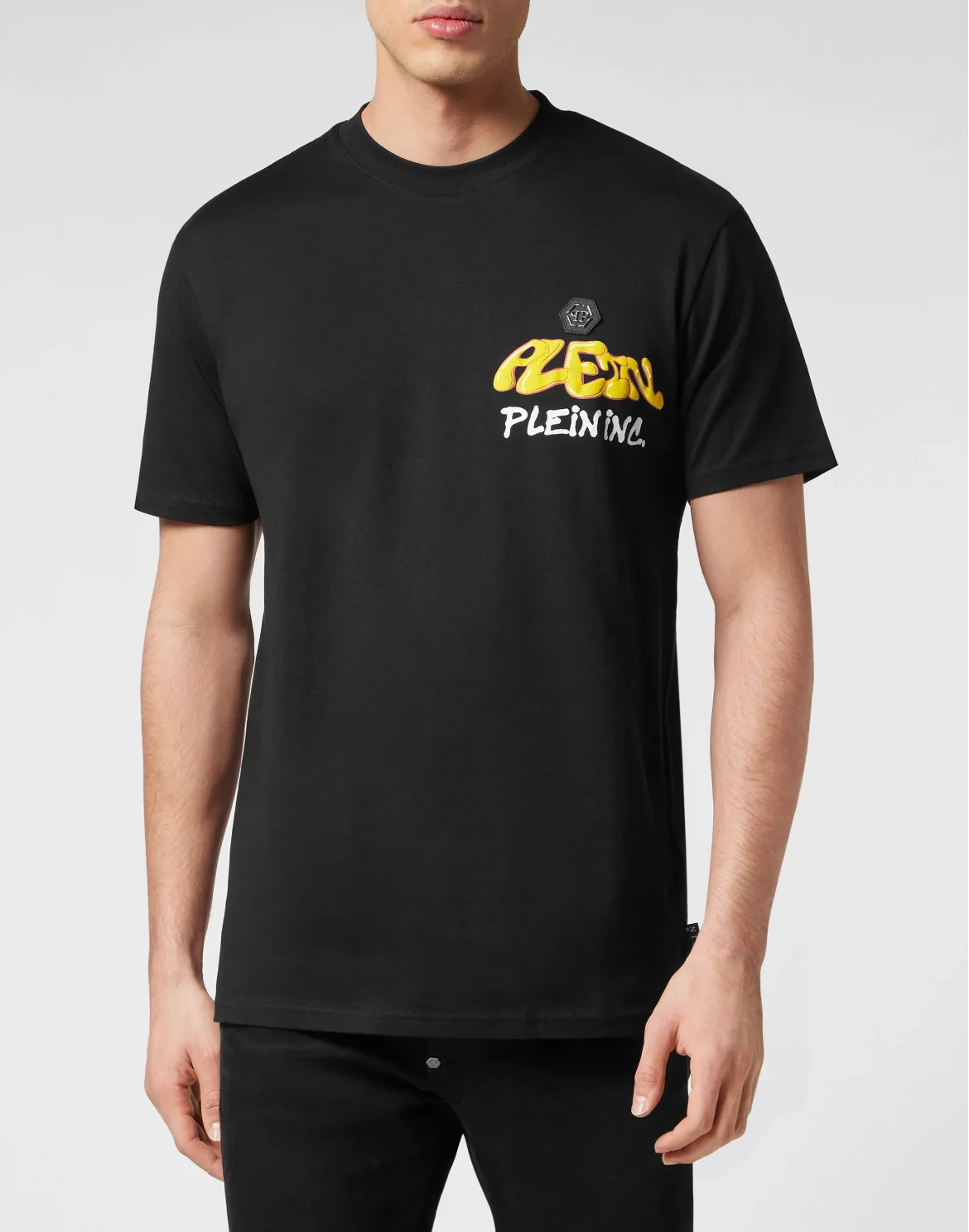T-shirt Round Neck SS Bombing Graffiti, цвет: Черный