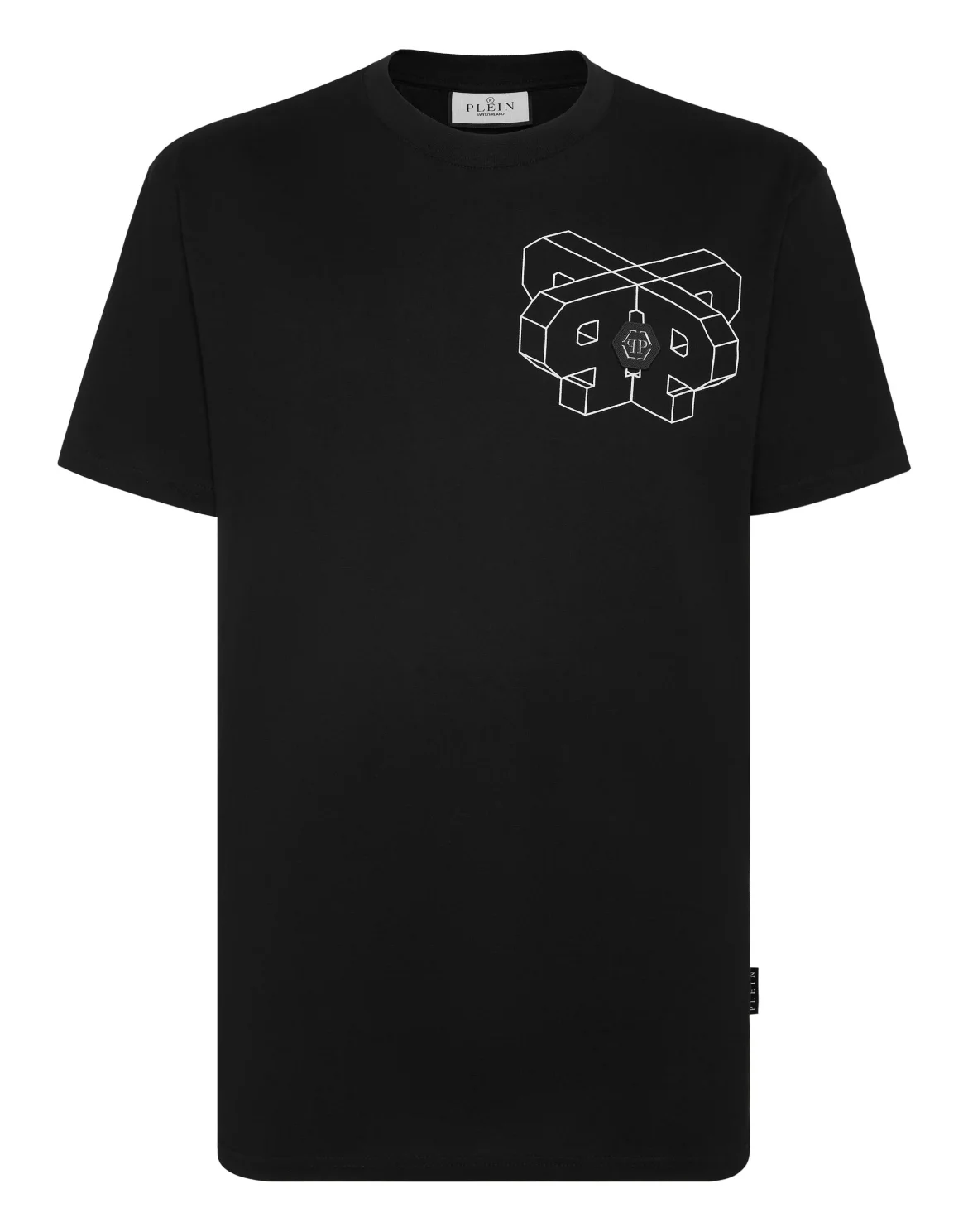 T-shirt Round Neck SS Wire Frame, цвет: Черный