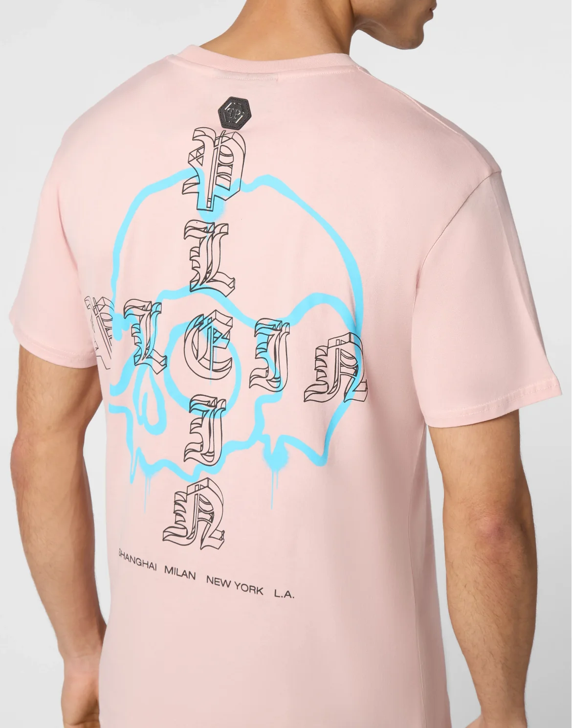 T-shirt Round Neck SS Wire Frame, цвет: Розовый