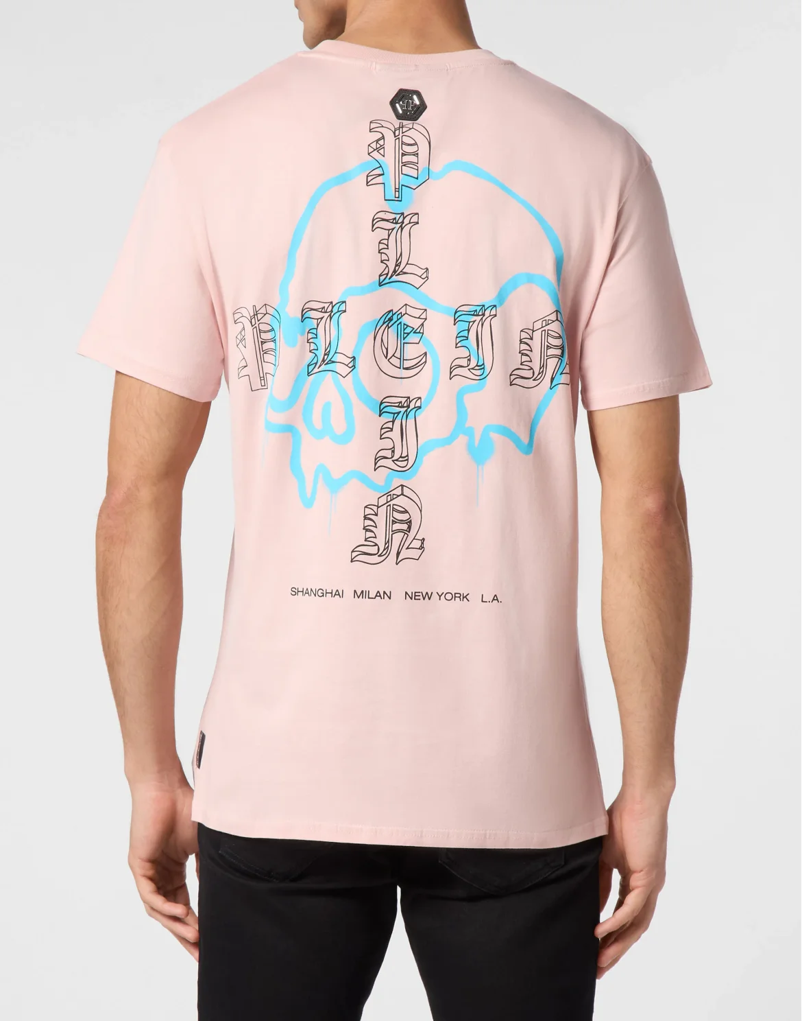 T-shirt Round Neck SS Wire Frame, цвет: Розовый