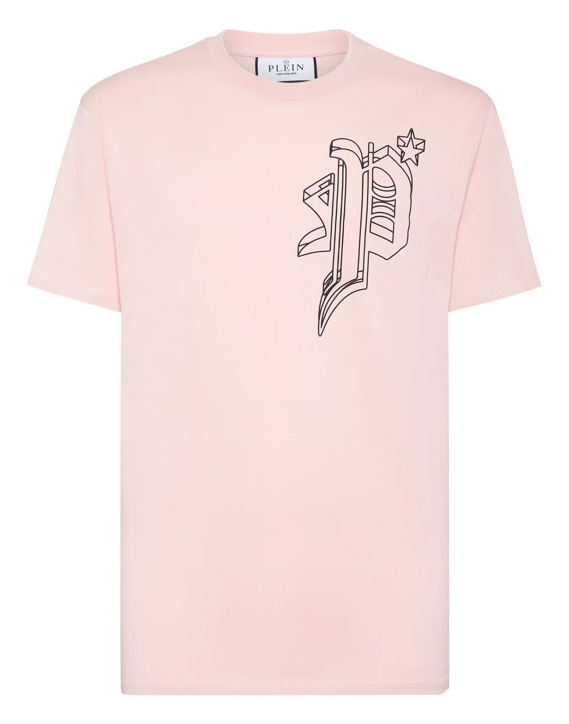 T-shirt Round Neck SS Wire Frame, цвет: Розовый