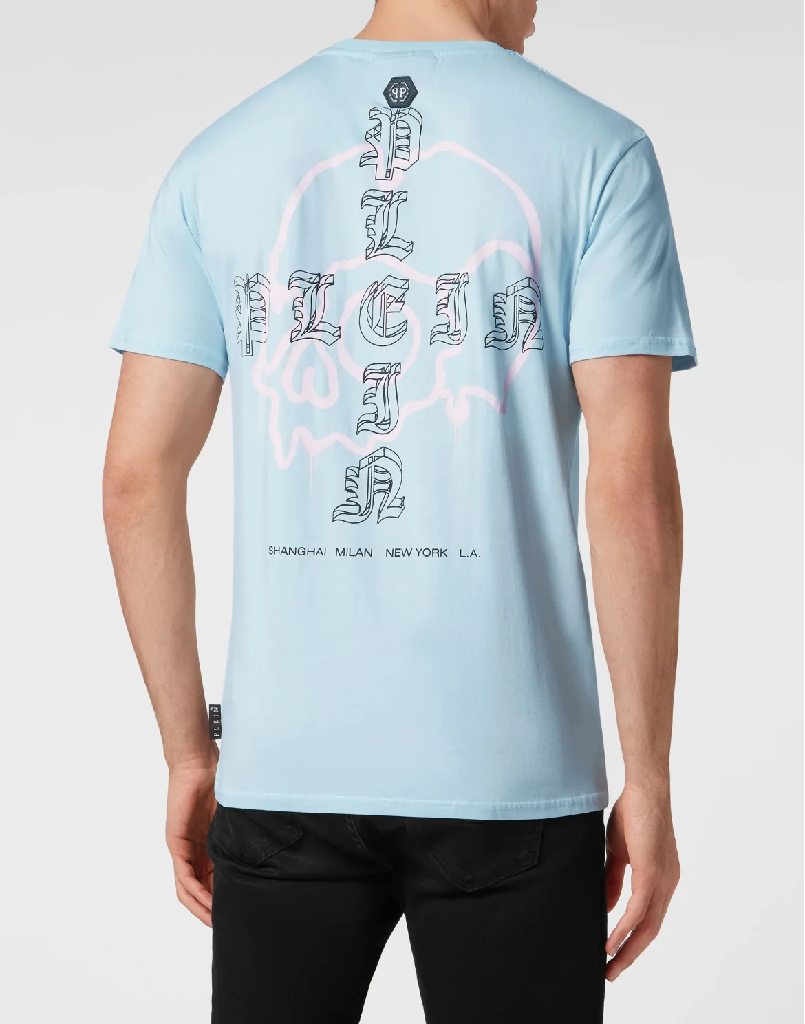 T-shirt Round Neck SS Wire Frame, цвет: Голубой