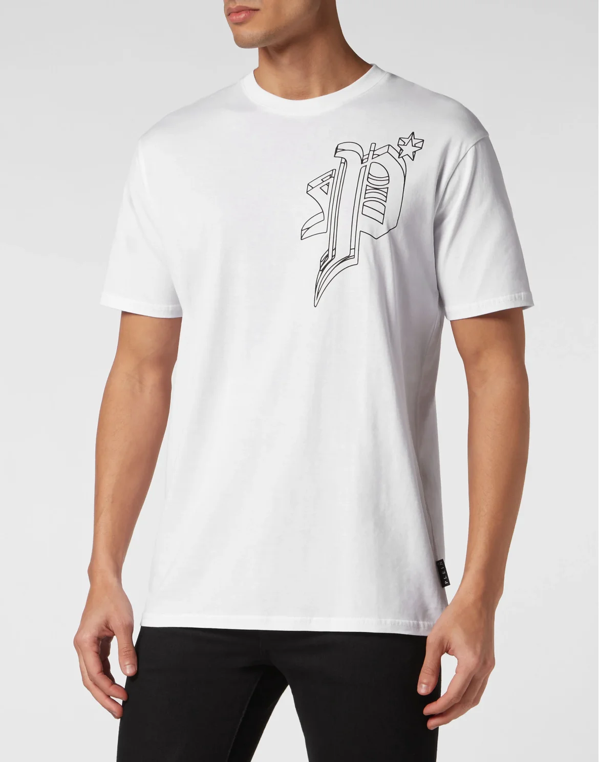 T-shirt Round Neck SS Wire Frame, цвет: Белый