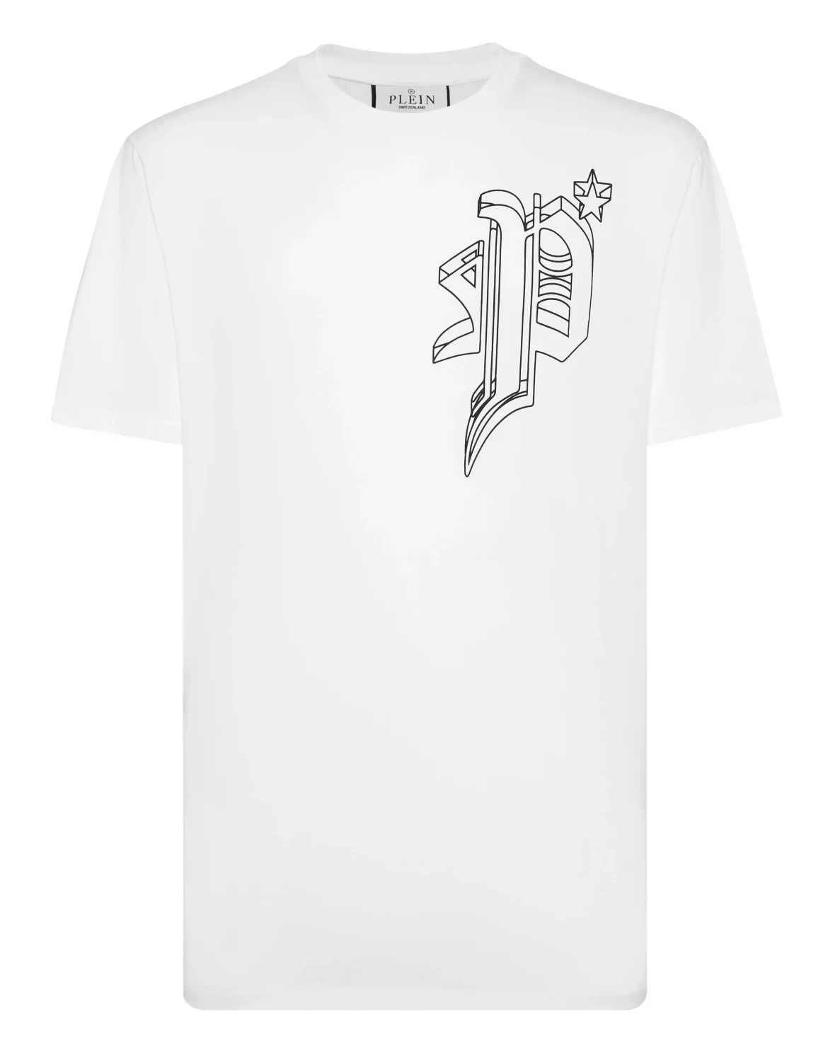 T-shirt Round Neck SS Wire Frame, цвет: Белый