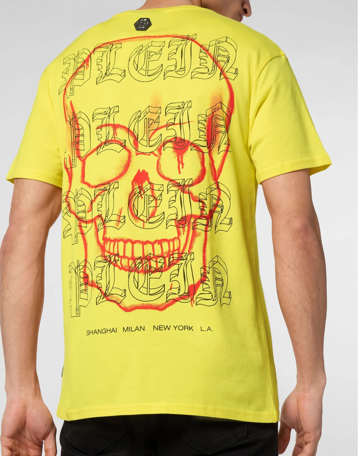 T-shirt Round Neck SS Wire Frame, цвет: Желтый