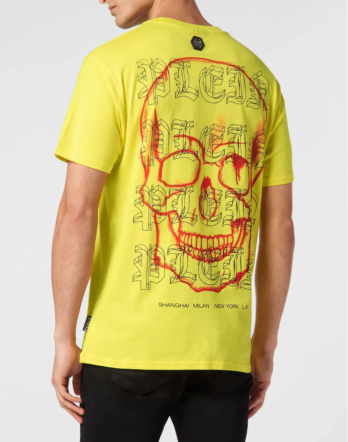 T-shirt Round Neck SS Wire Frame, цвет: Желтый