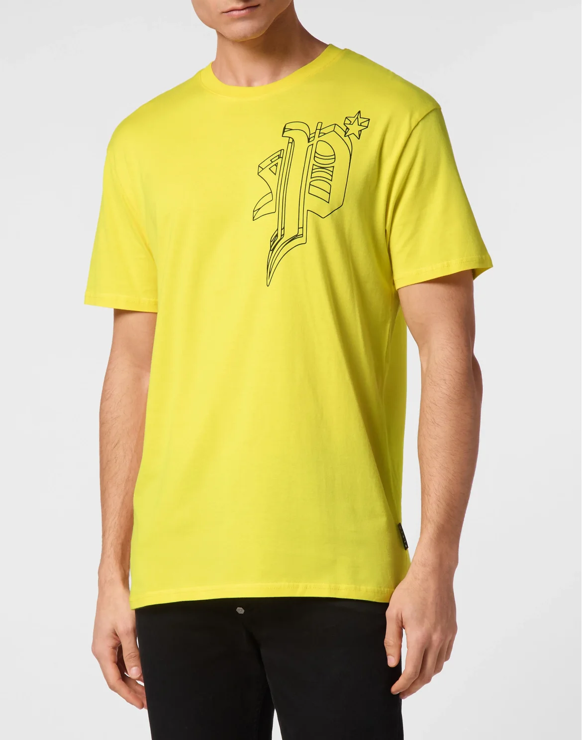 T-shirt Round Neck SS Wire Frame, цвет: Желтый
