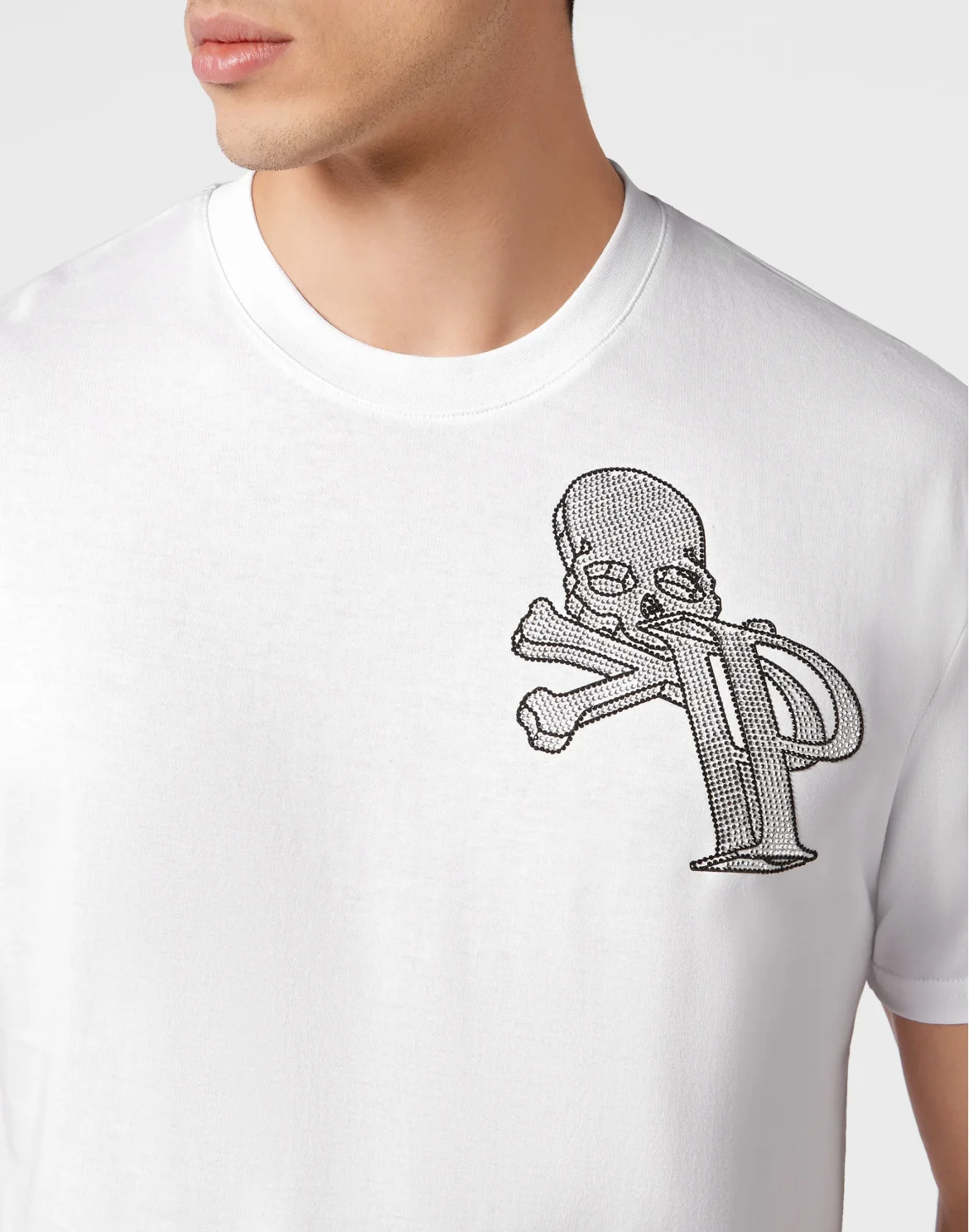 T-shirt Round Neck SS Wire Frame, цвет: Белый