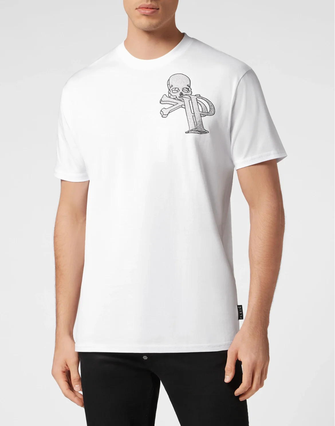 T-shirt Round Neck SS Wire Frame, цвет: Белый