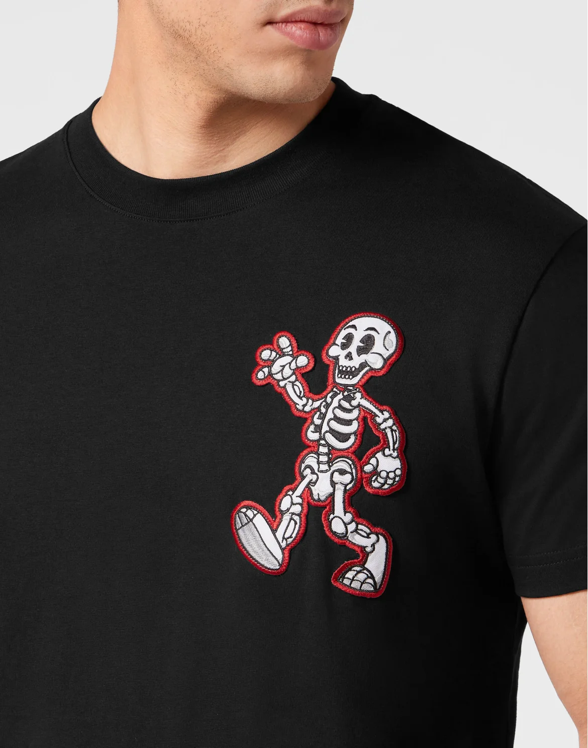 T-shirt Round Neck SS Skully Gang, цвет: Черный