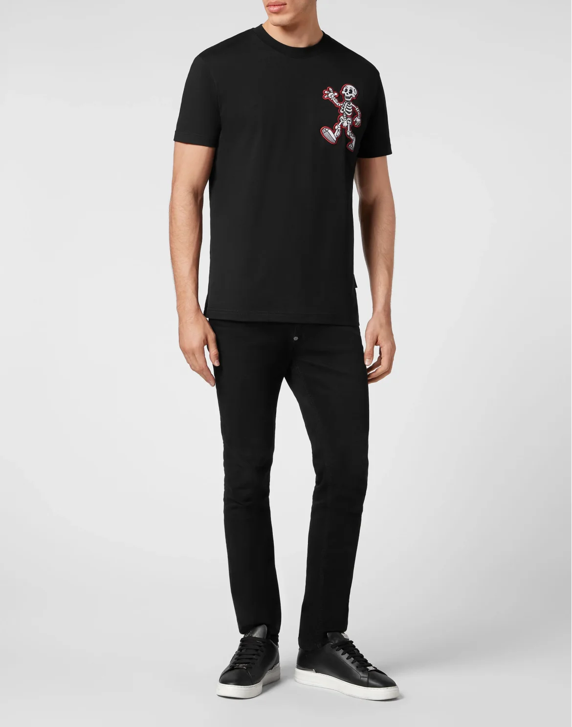 T-shirt Round Neck SS Skully Gang, цвет: Черный