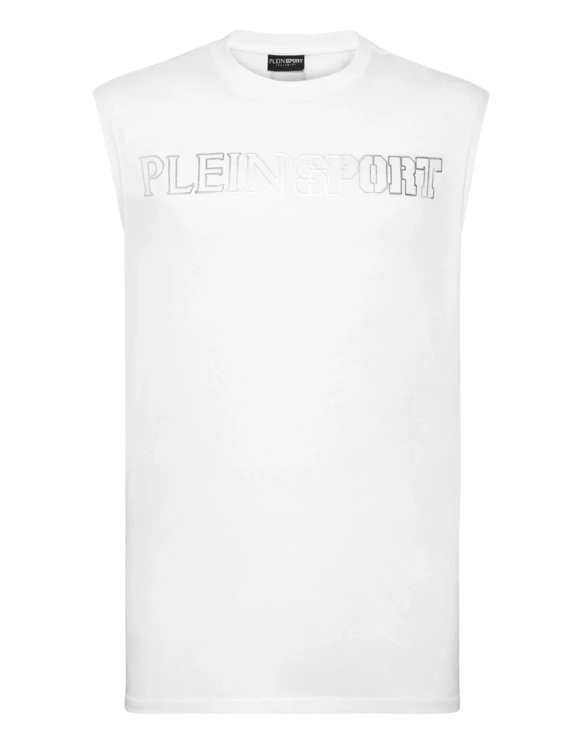Sleeveless T-shirt Round Neck, цвет: Белый