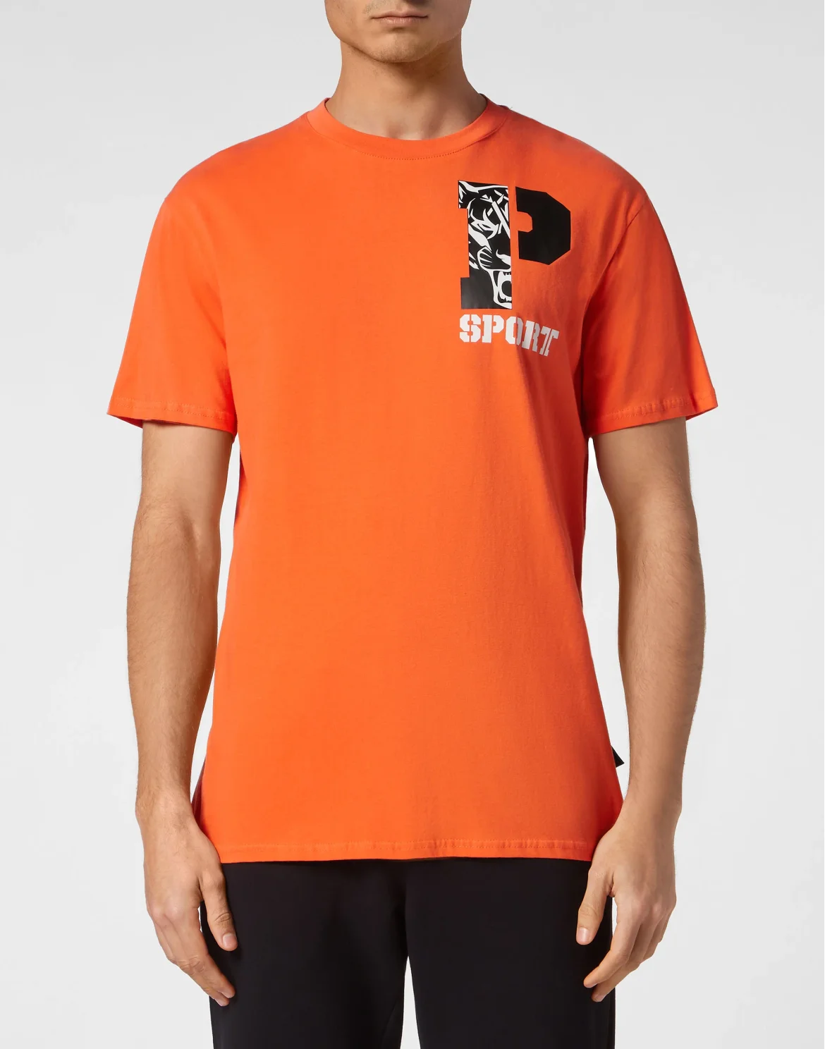 T-shirt Round Neck, цвет: Оранжевый