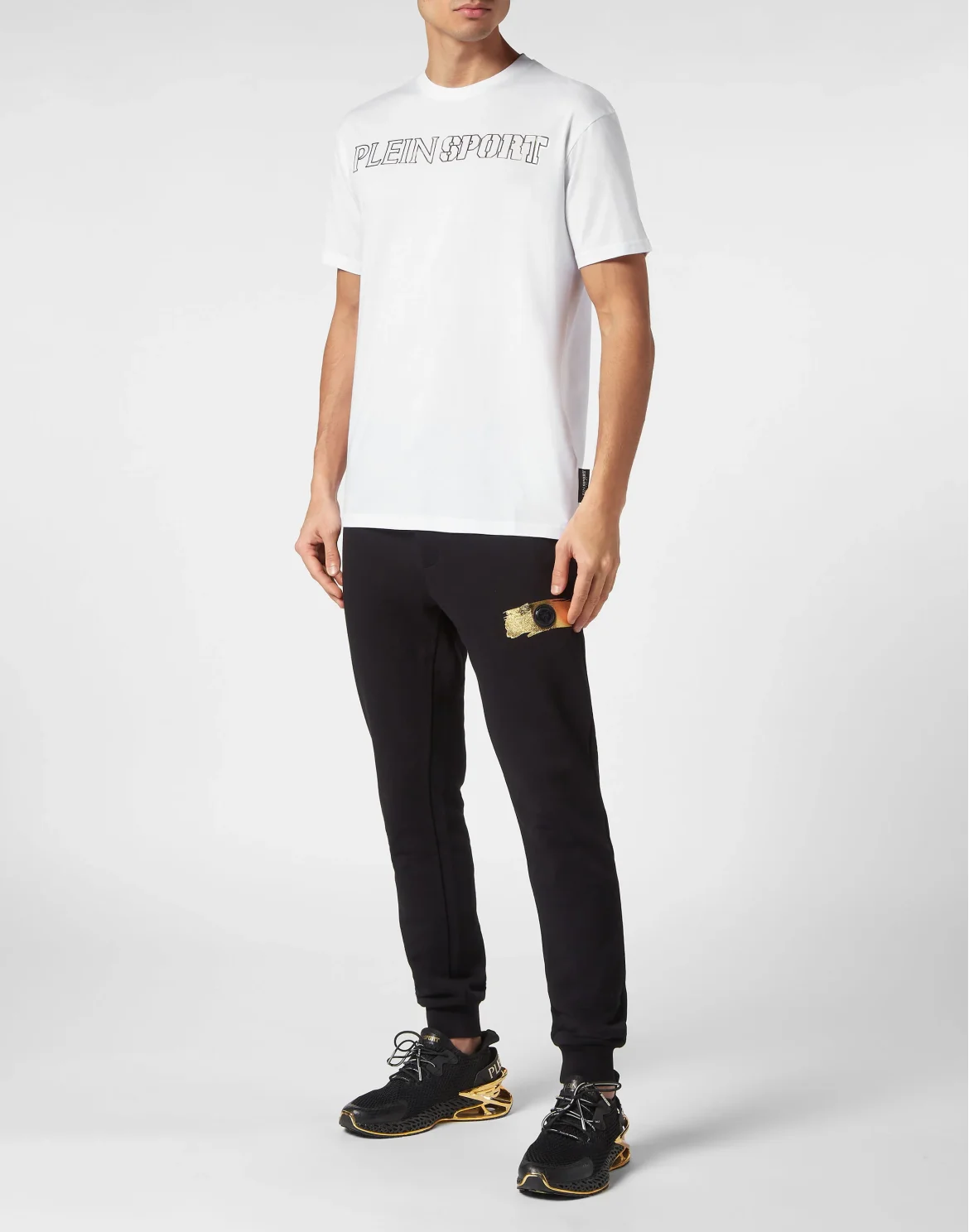 T-shirt Round Neck Tiger, цвет: Белый