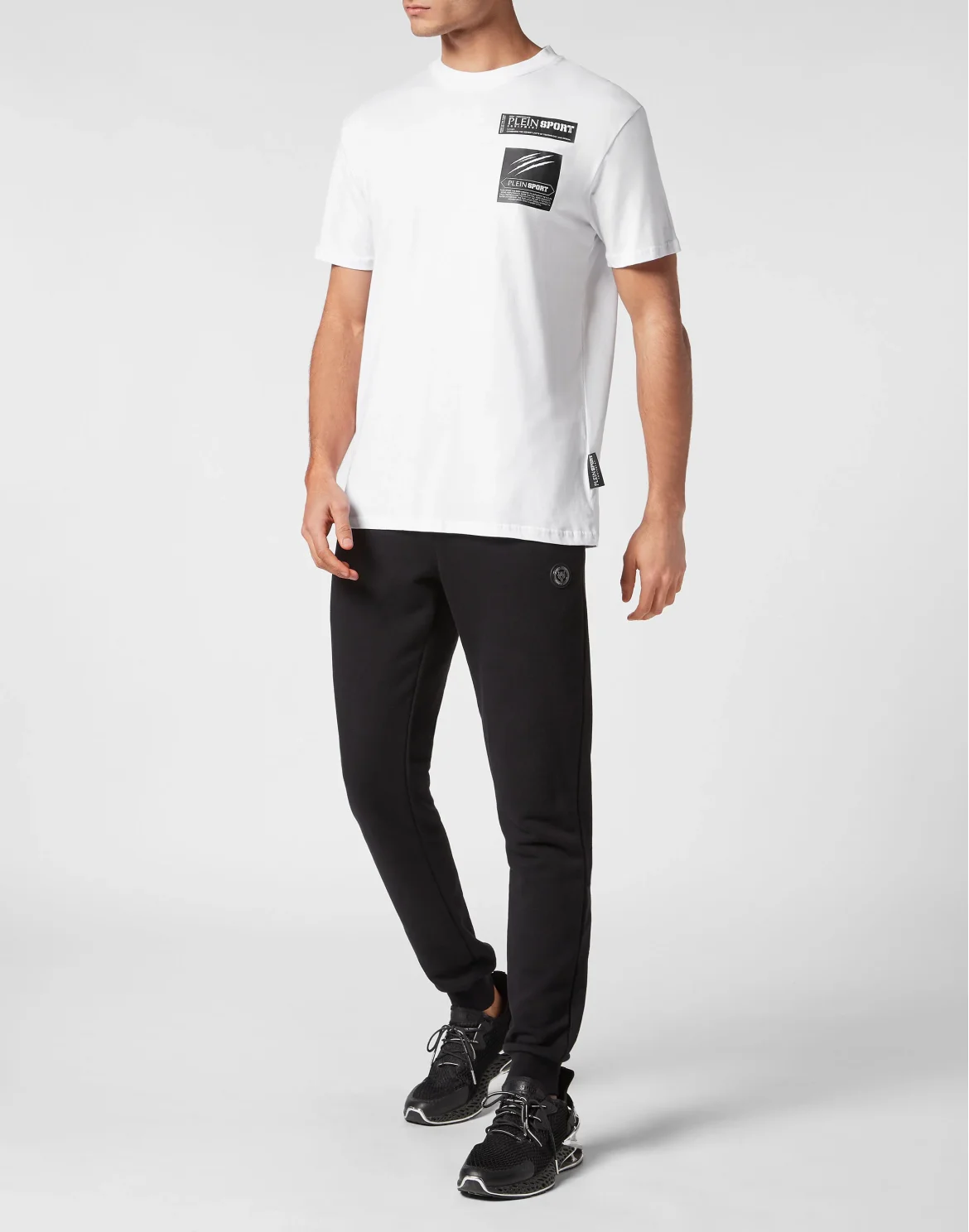 T-shirt Round Neck Scratch, цвет: Белый