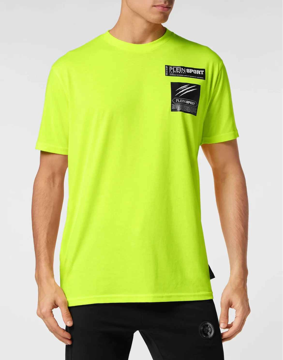 T-shirt Round Neck Scratch, цвет: Зеленый