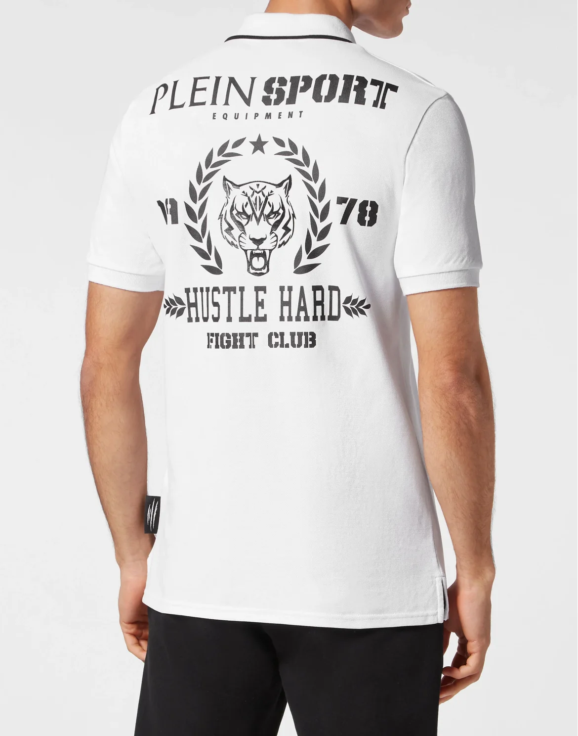 Polo Shirt Slim Fit SS Carbon Tiger, цвет: Белый