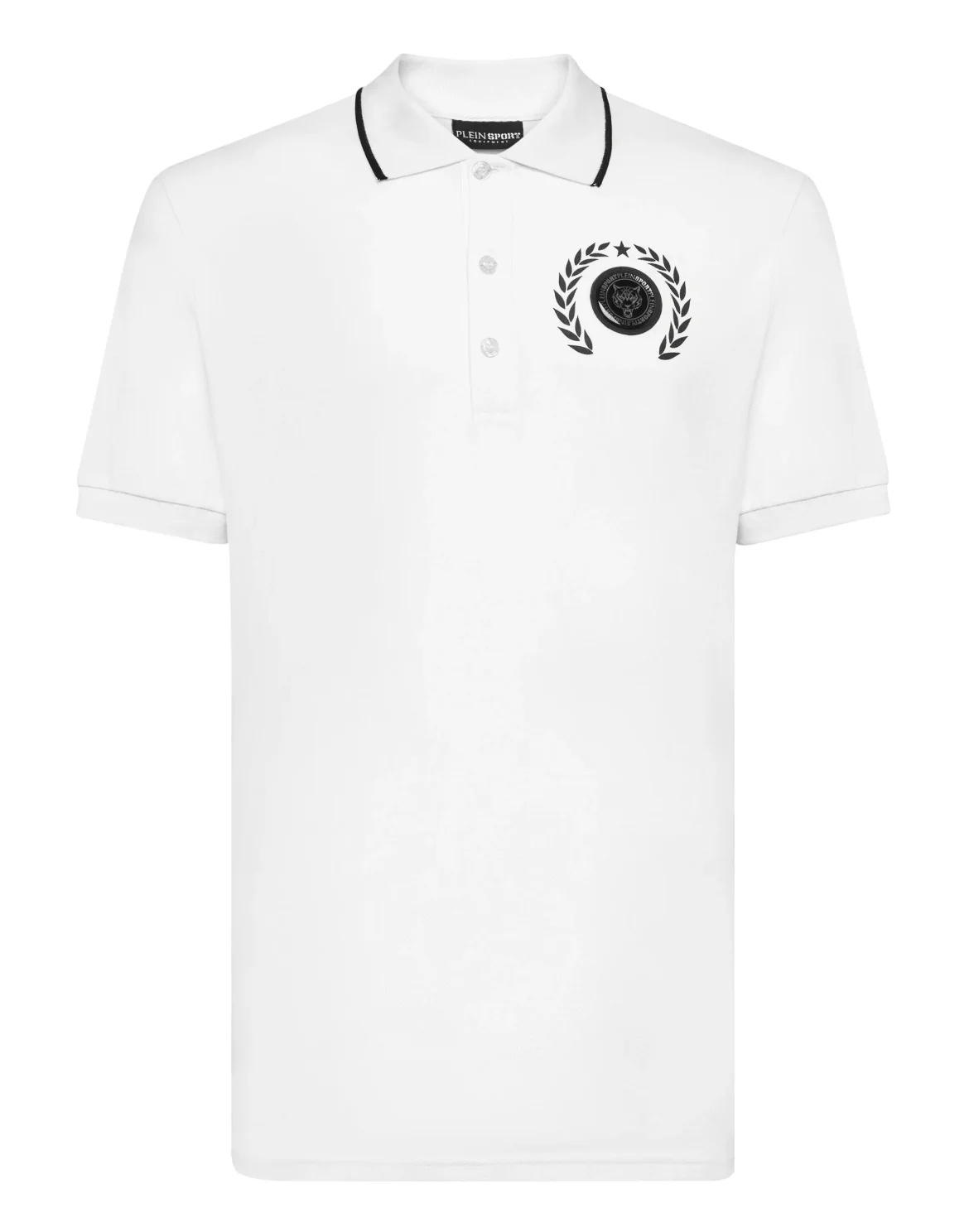 Polo Shirt Slim Fit SS Carbon Tiger, цвет: Белый
