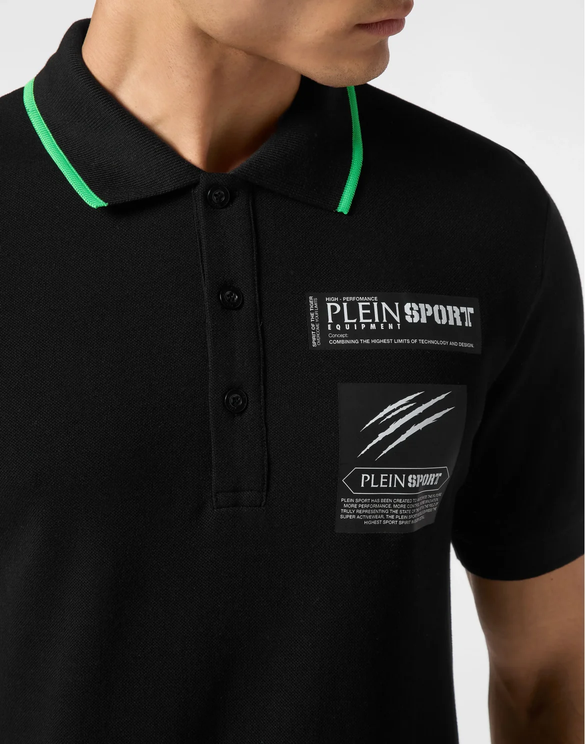 Polo shirt SS Scratch, цвет: Черный