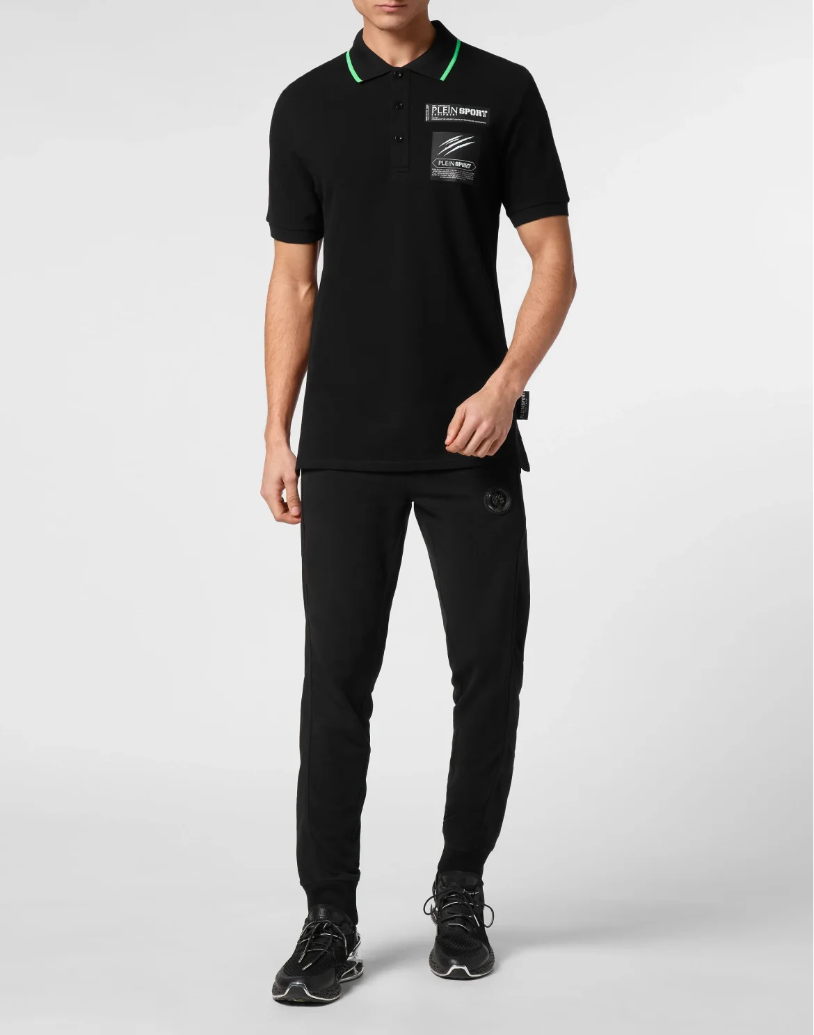 Polo shirt SS Scratch, цвет: Черный