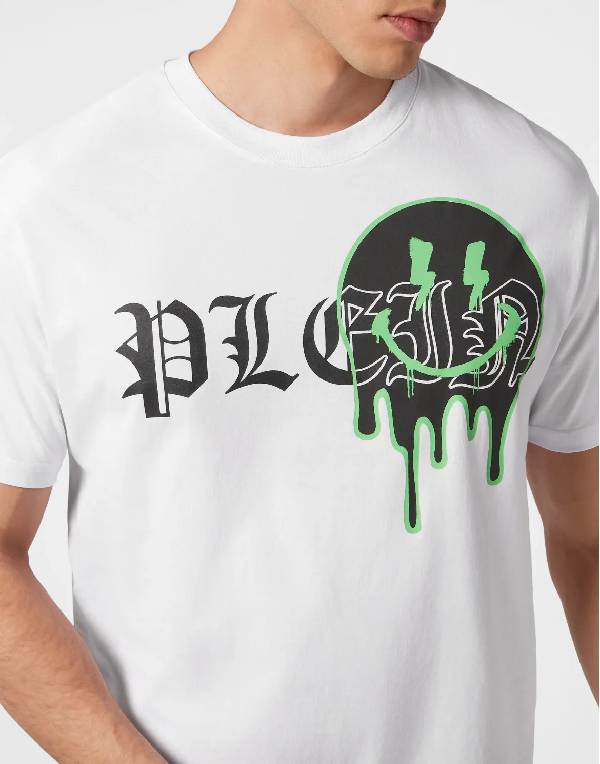 T-shirt Round Neck SS Smile, цвет: Белый