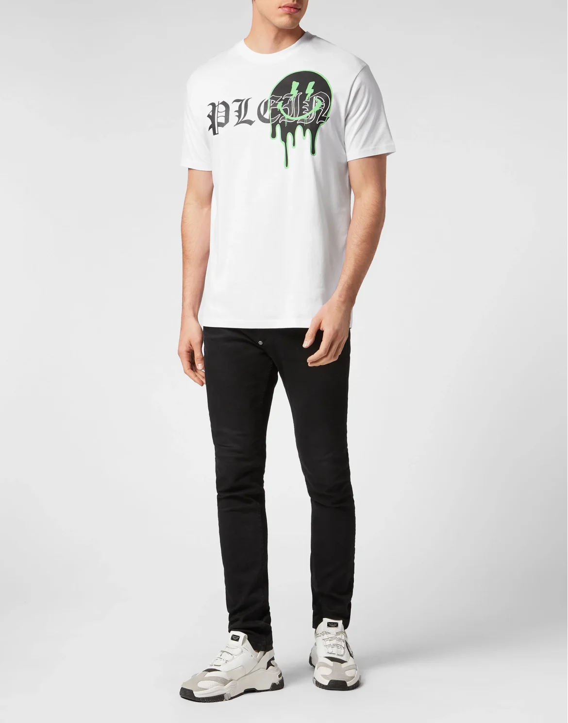 T-shirt Round Neck SS Smile, цвет: Белый