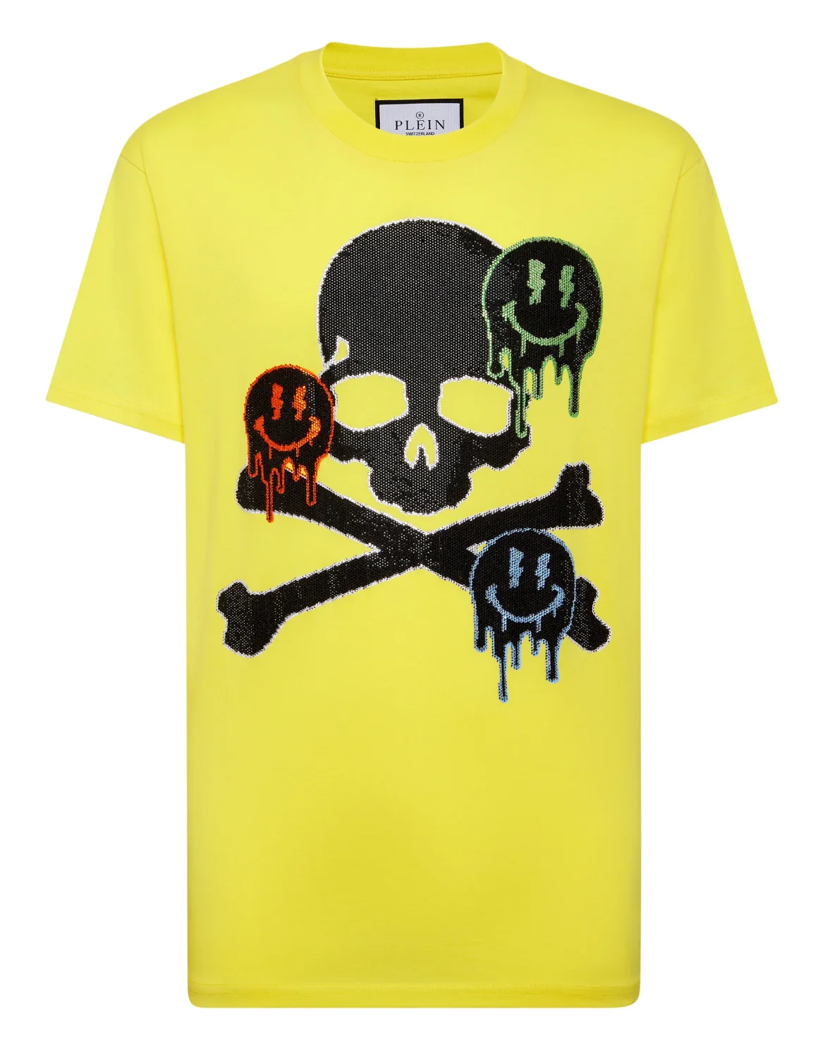 T-shirt Round Neck SS Skull&Bones, цвет: Желтый