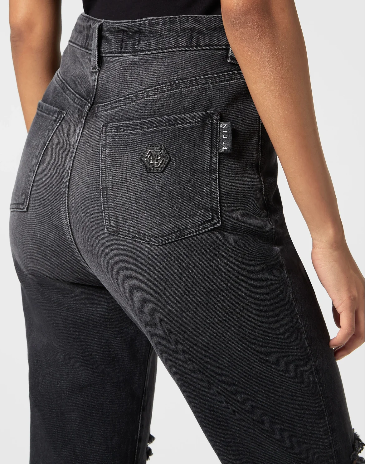Denim Super Street Fit Trousers, цвет: Черный