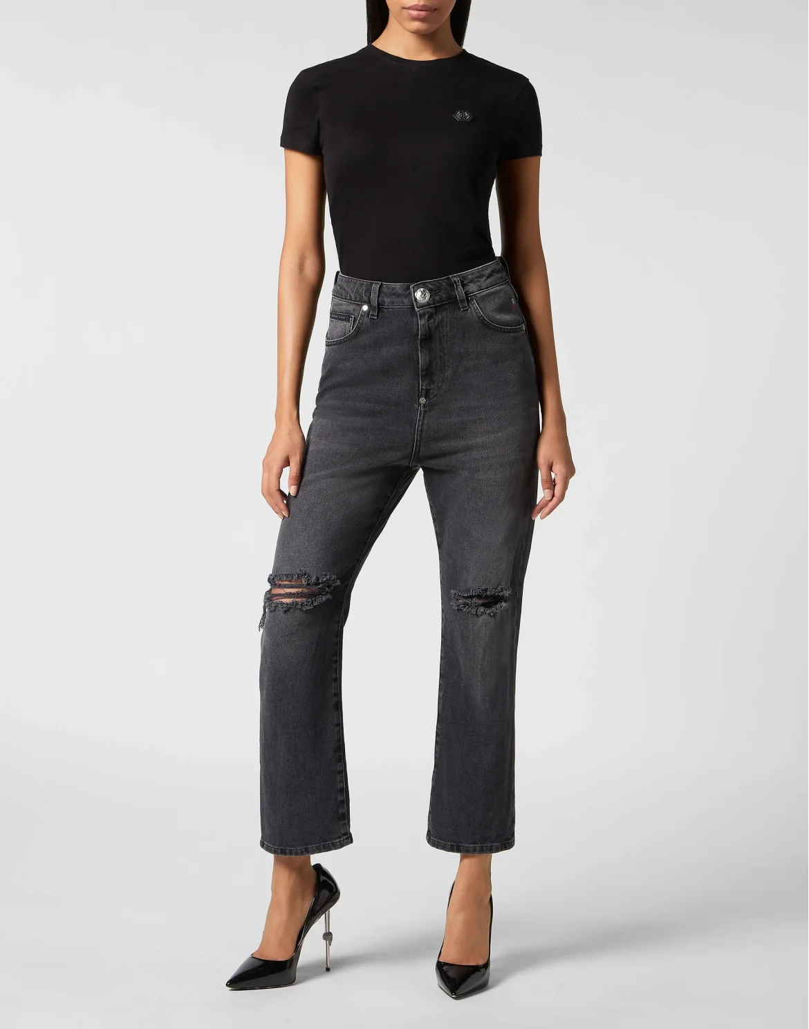 Denim Super Street Fit Trousers, цвет: Черный