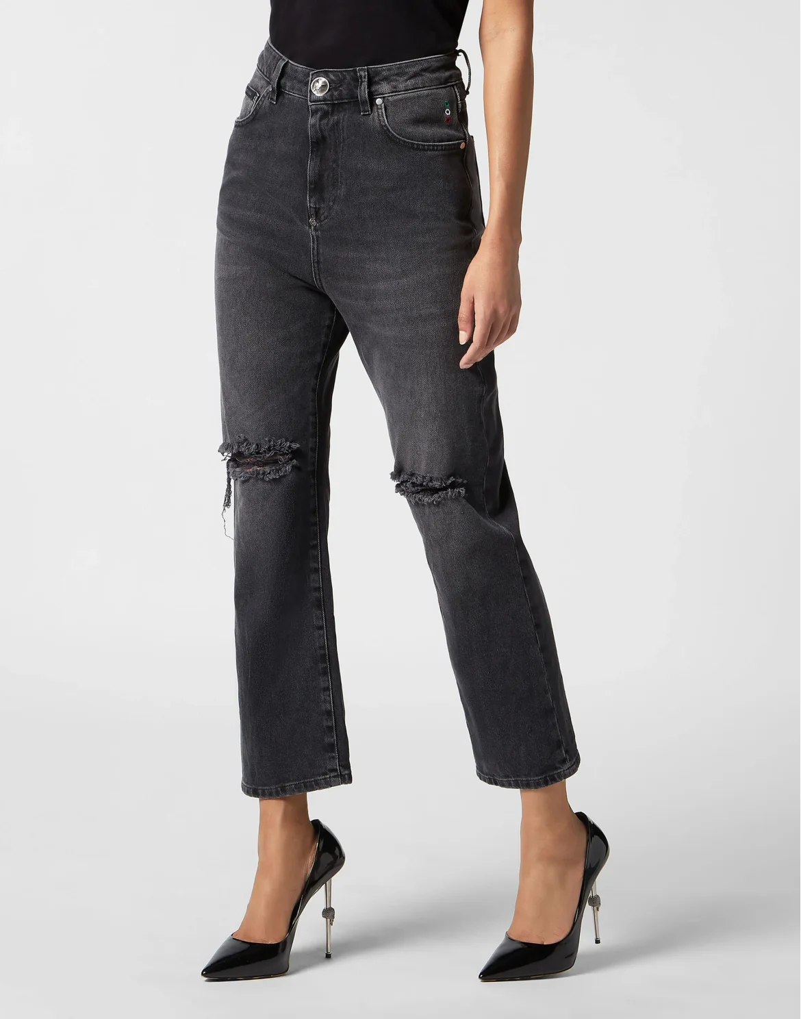 Denim Super Street Fit Trousers, цвет: Черный