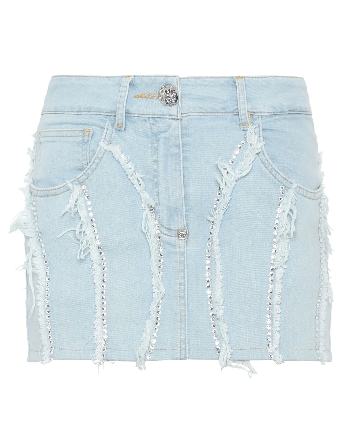 Denim Mini Skirt, цвет: Голубой