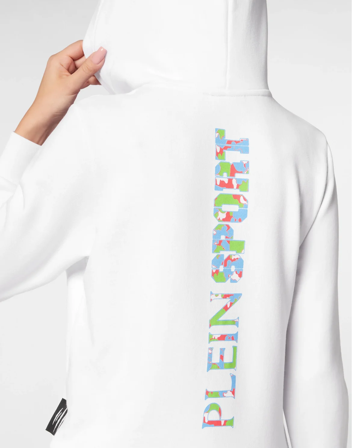 Hoodie Sweatshirt Carbon Tiger, цвет: Белый