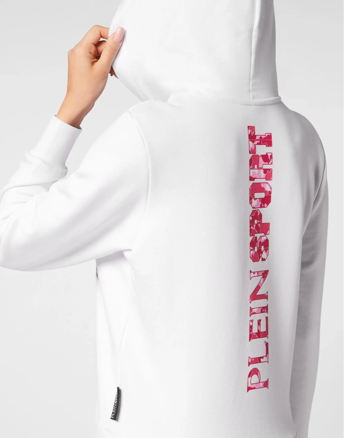 Hoodie Sweatshirt Carbon Tiger, цвет: Белый