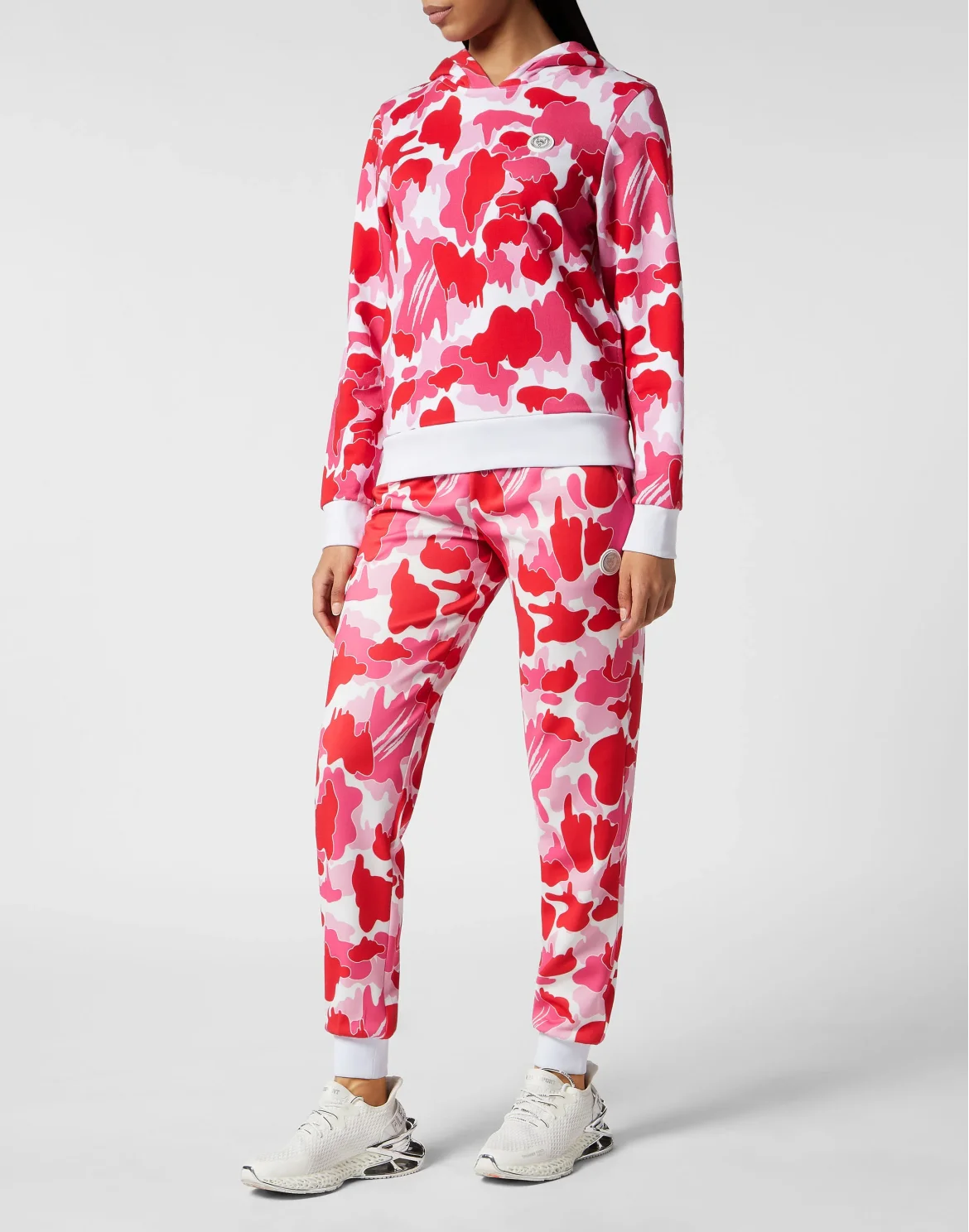 Hoodie Sweatshirt Camouflage, цвет: Розовый