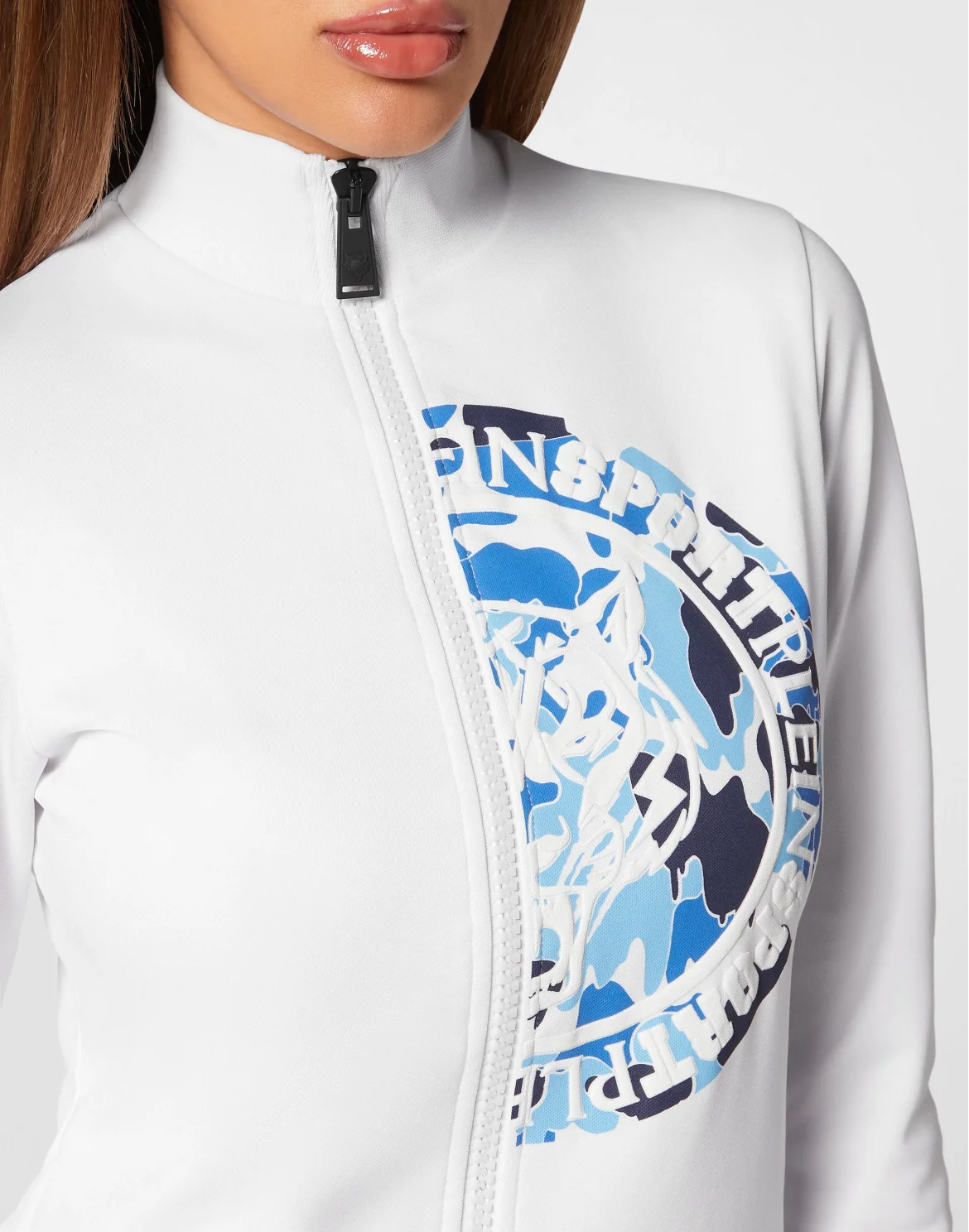 Triacetate Jogging Tracksuit: Top/Trousers Carbon Tiger, цвет: Белый