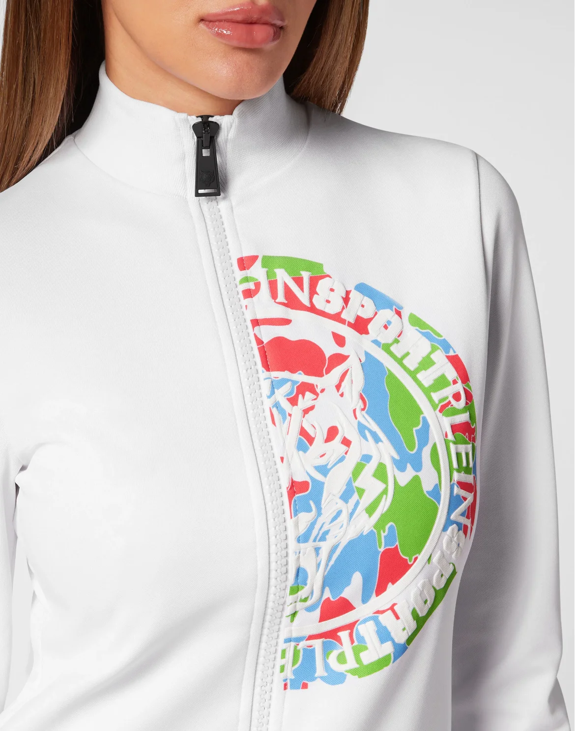 Triacetate Jogging Tracksuit: Top/Trousers Carbon Tiger, цвет: Белый